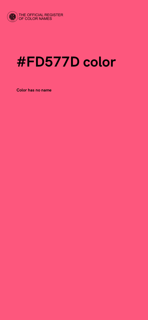 #FD577D color image