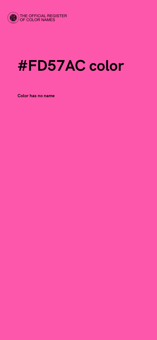 #FD57AC color image