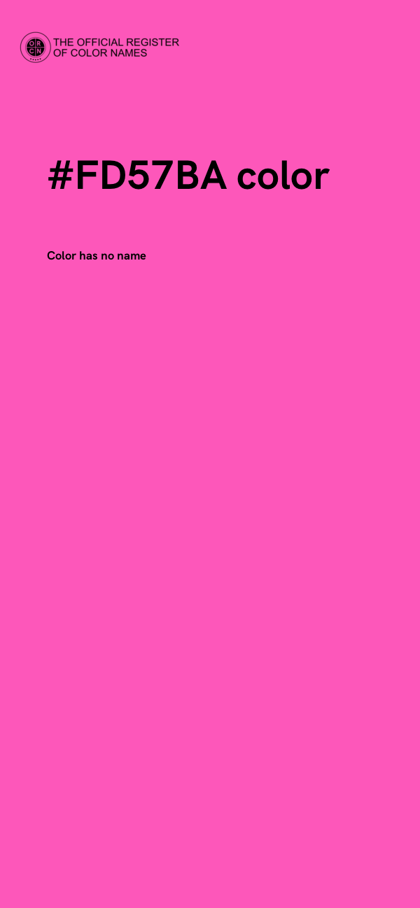 #FD57BA color image