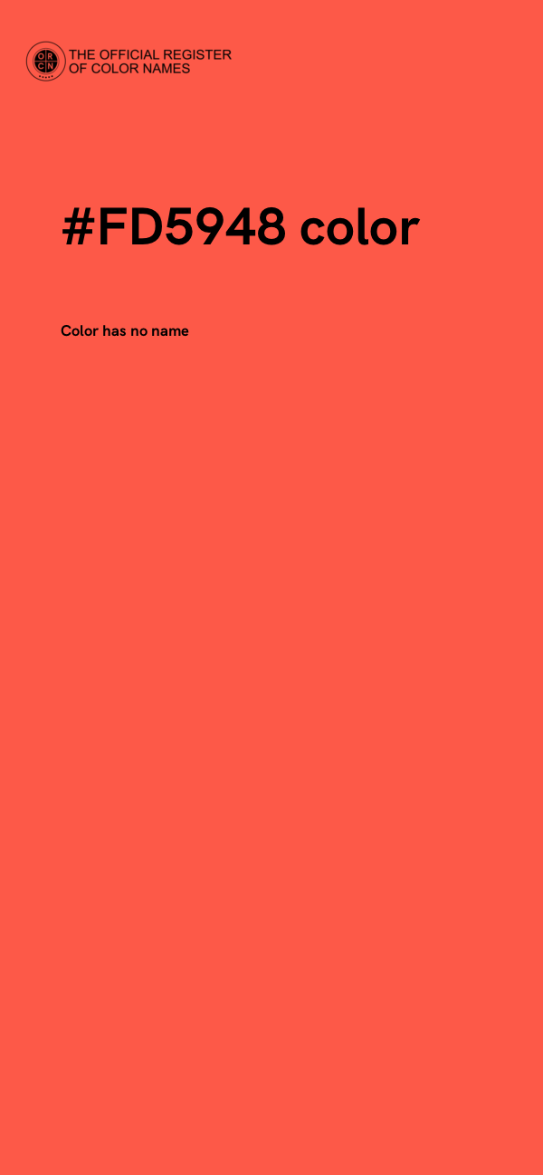 #FD5948 color image