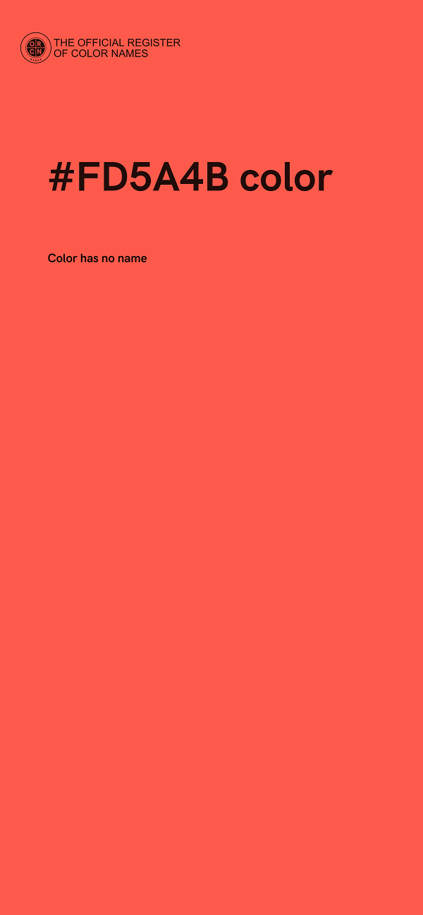 #FD5A4B color image
