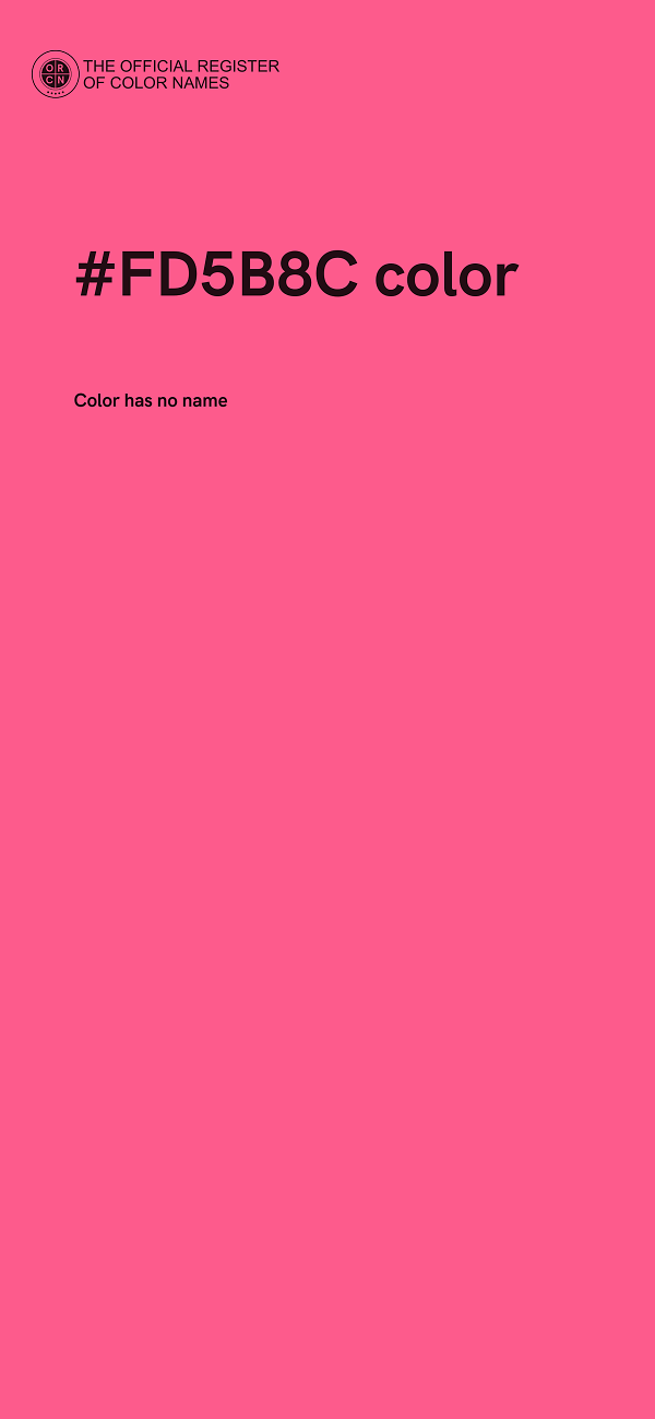#FD5B8C color image