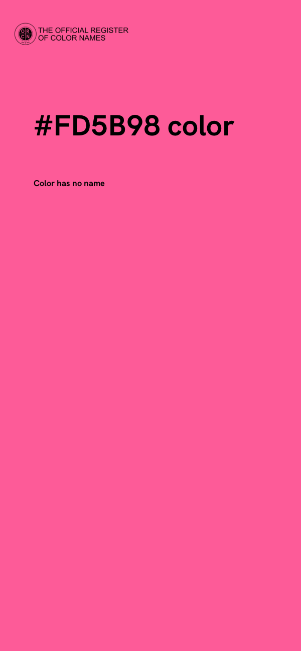 #FD5B98 color image