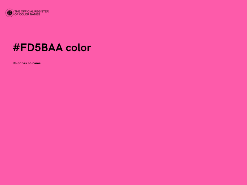 #FD5BAA color image