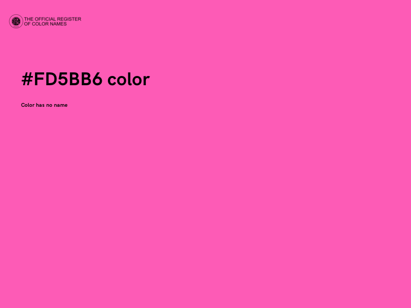 #FD5BB6 color image