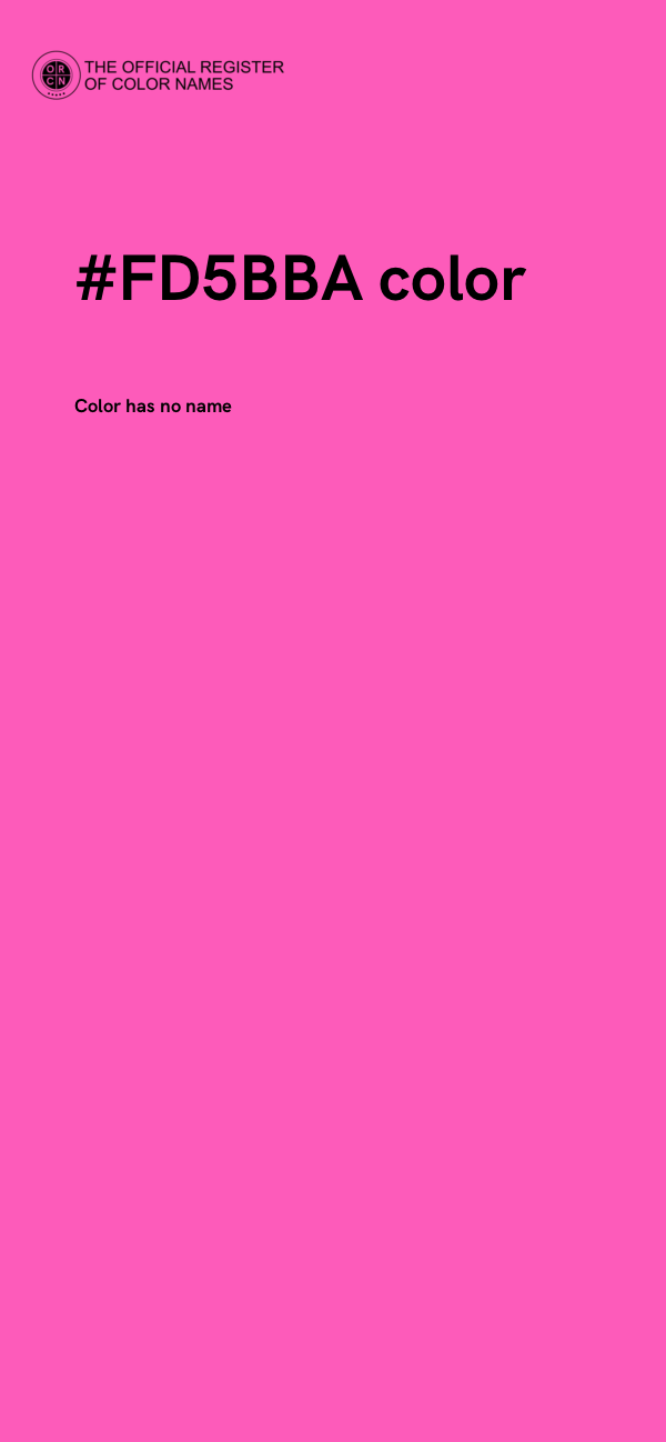 #FD5BBA color image