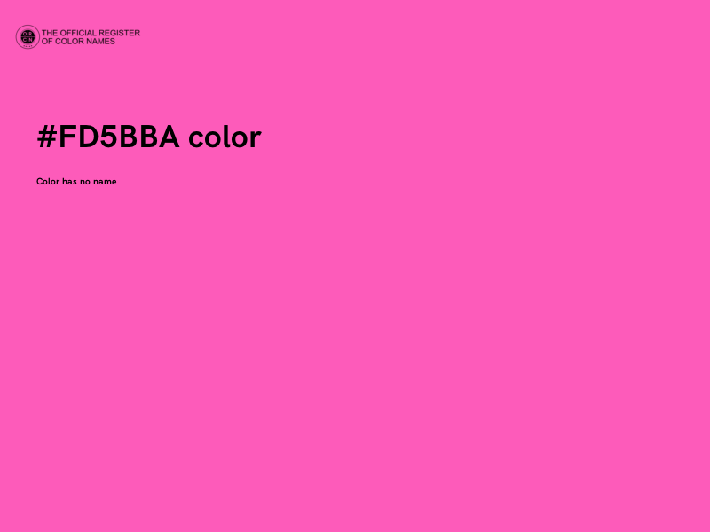 #FD5BBA color image