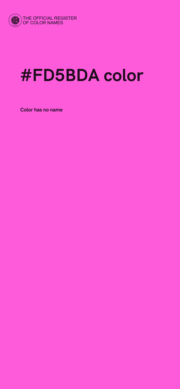 #FD5BDA color image