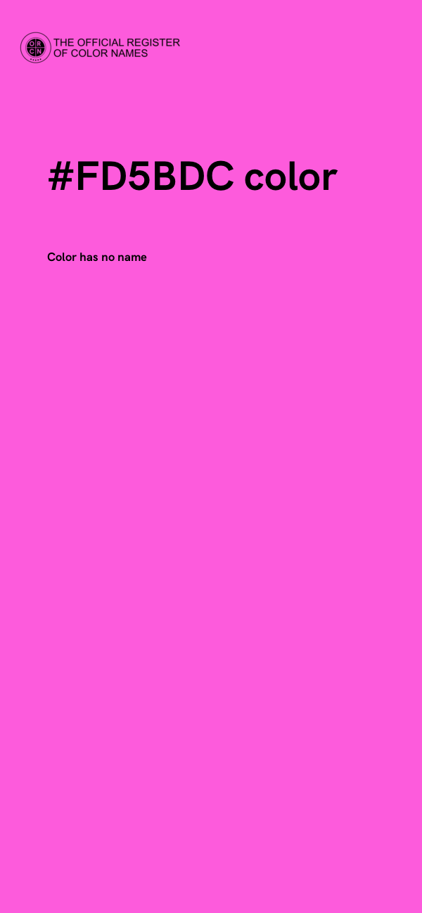 #FD5BDC color image