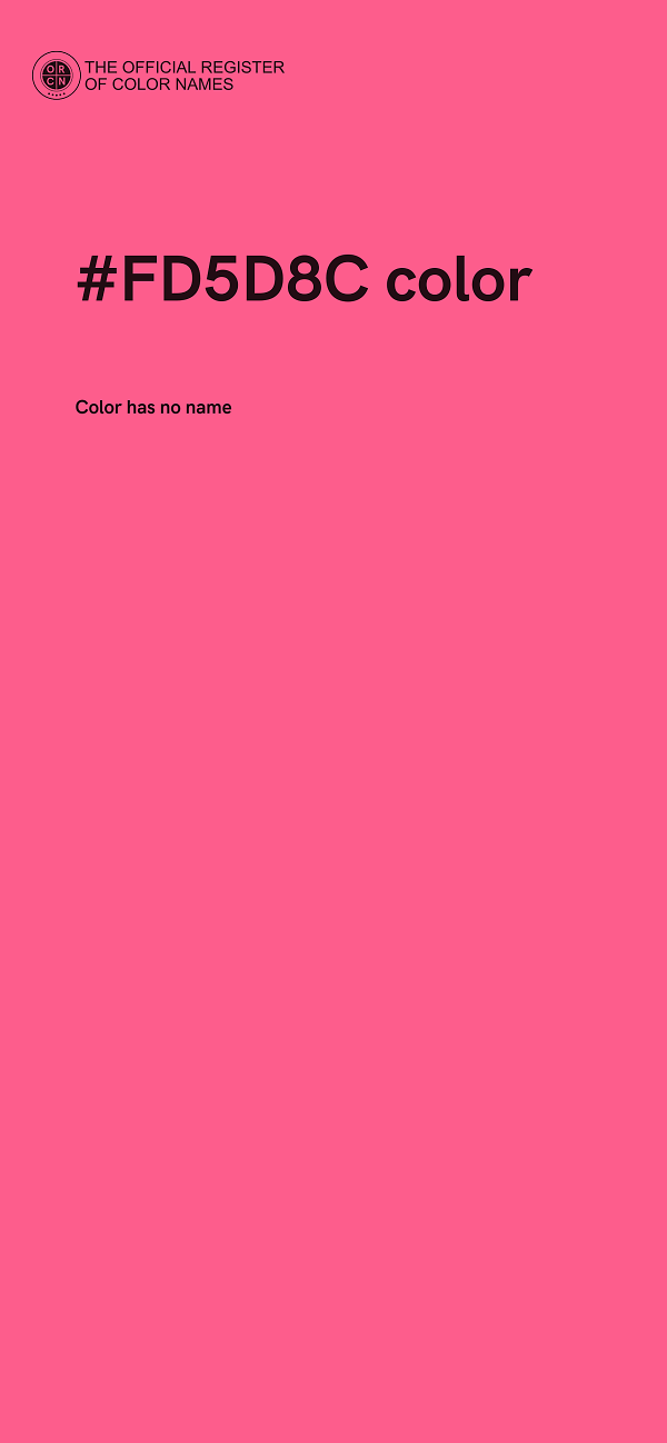 #FD5D8C color image