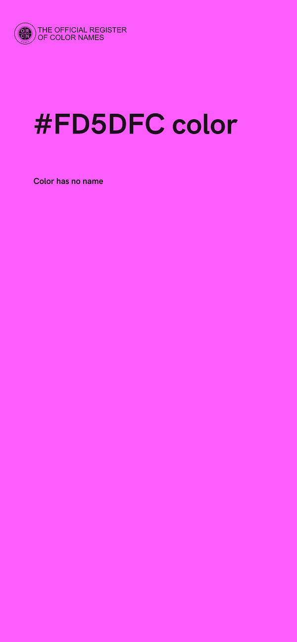 #FD5DFC color image