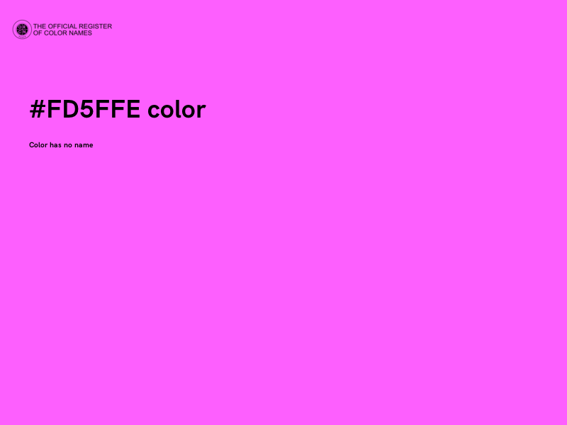 #FD5FFE color image
