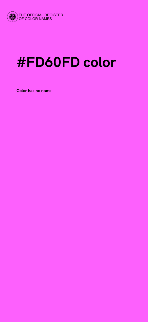 #FD60FD color image