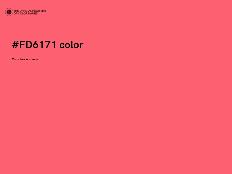 #FD6171 color image