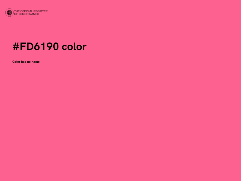#FD6190 color image