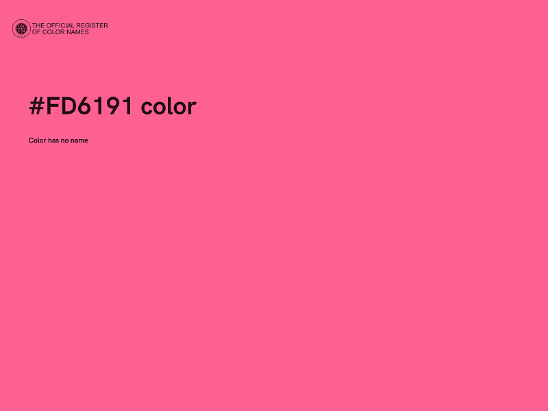 #FD6191 color image