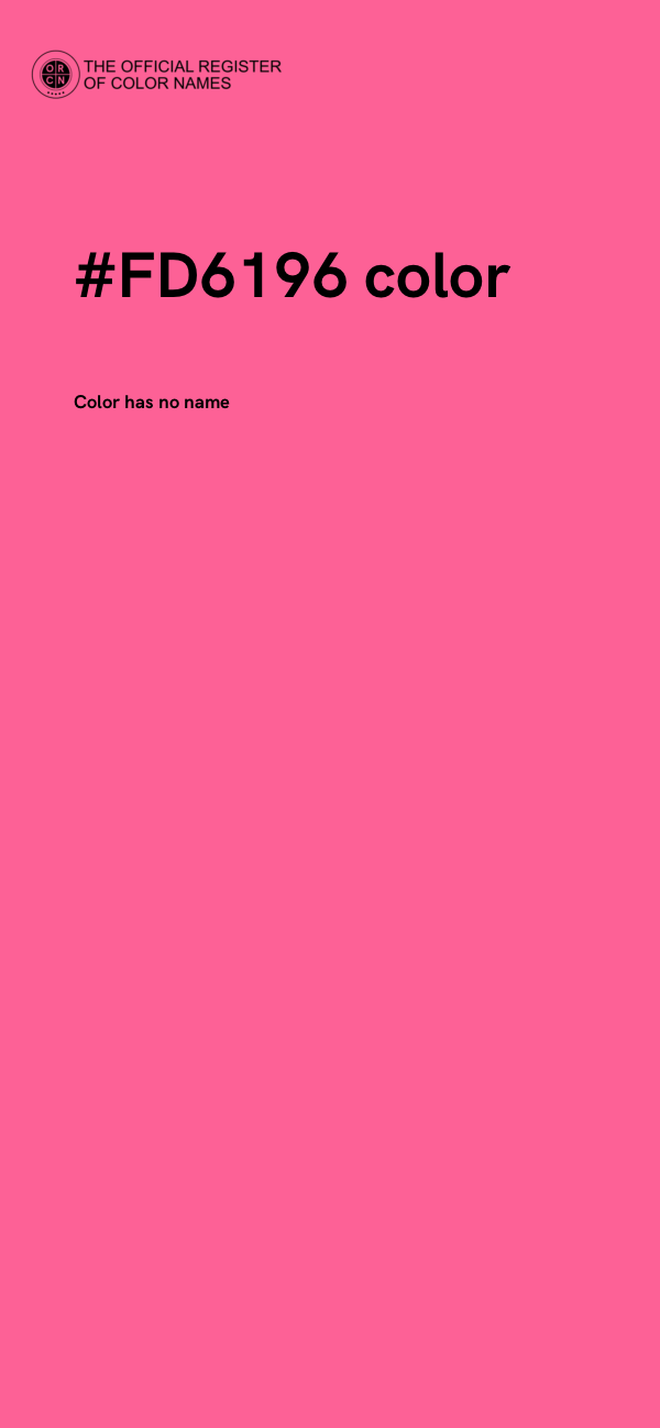 #FD6196 color image