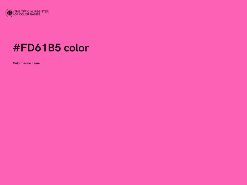 #FD61B5 color image