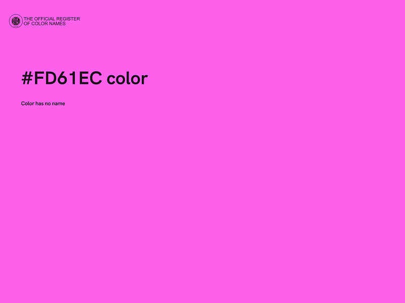 #FD61EC color image