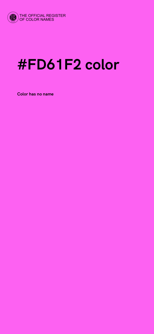 #FD61F2 color image