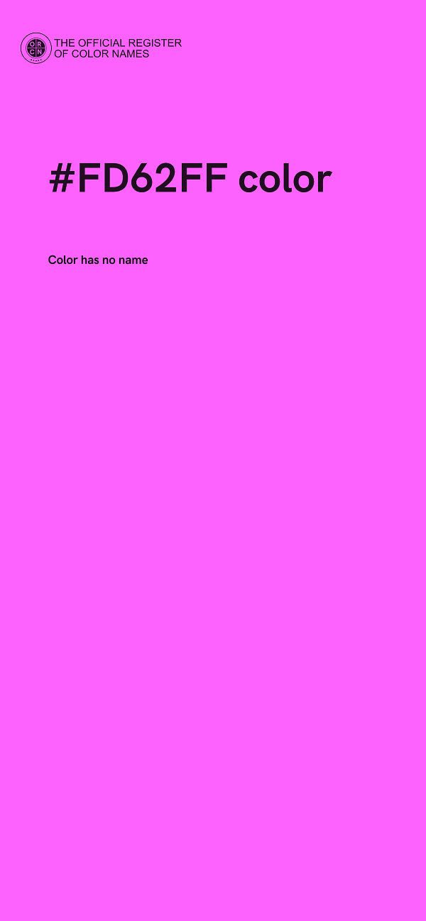 #FD62FF color image