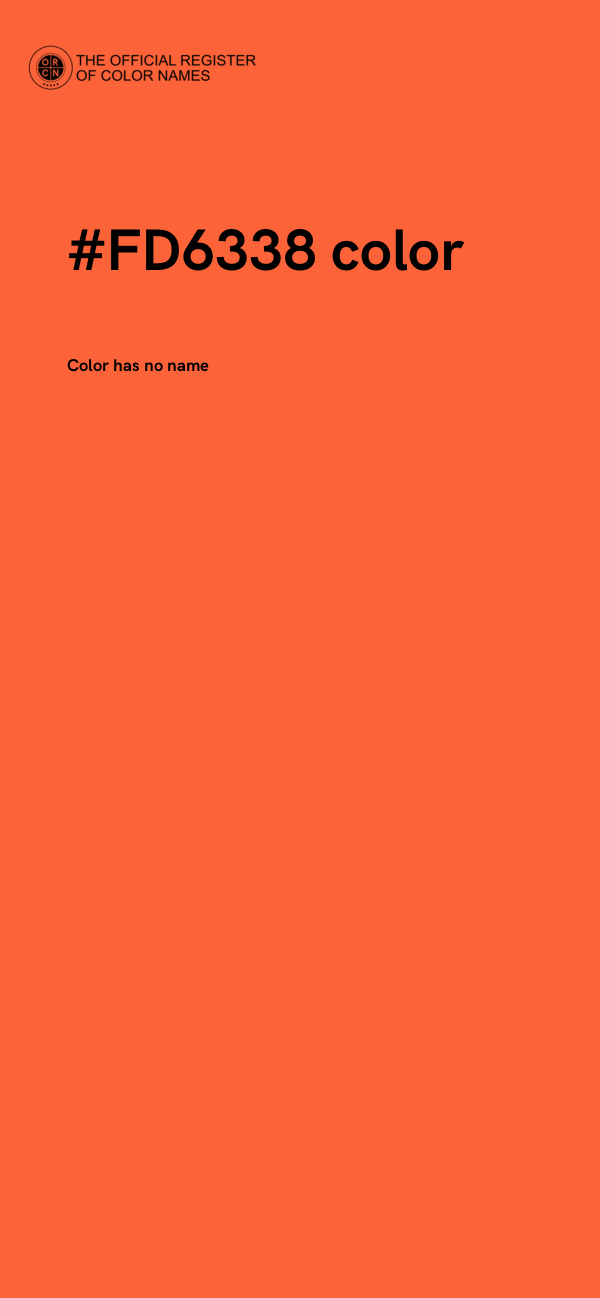 #FD6338 color image