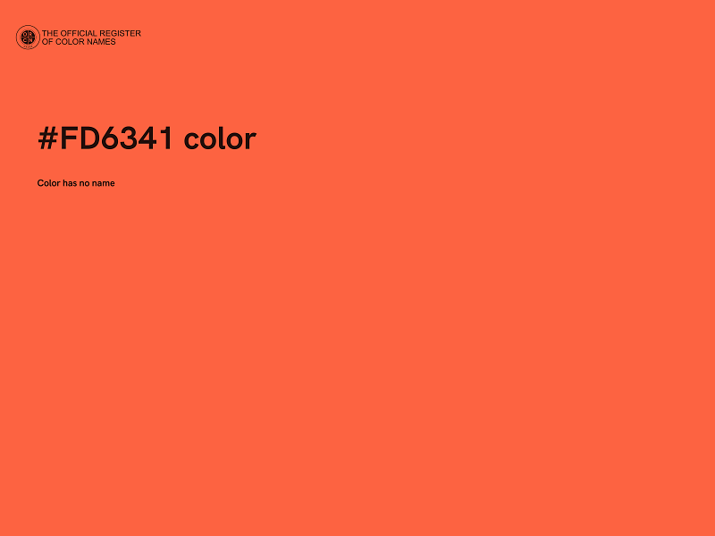 #FD6341 color image