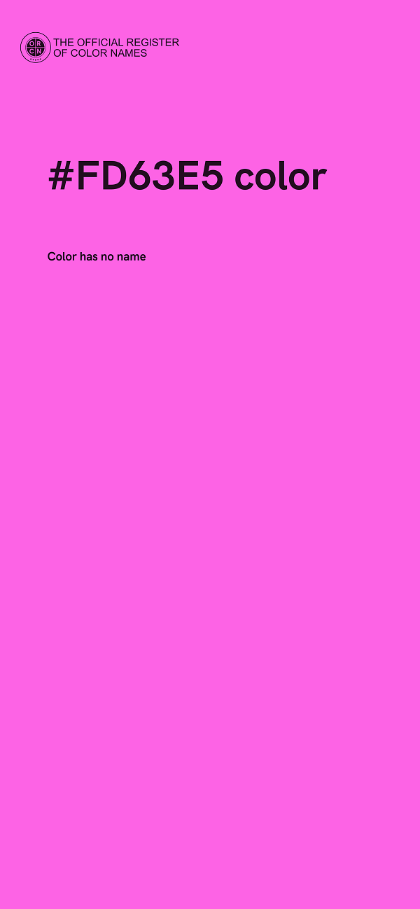 #FD63E5 color image