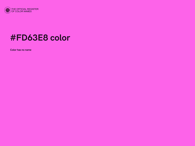 #FD63E8 color image