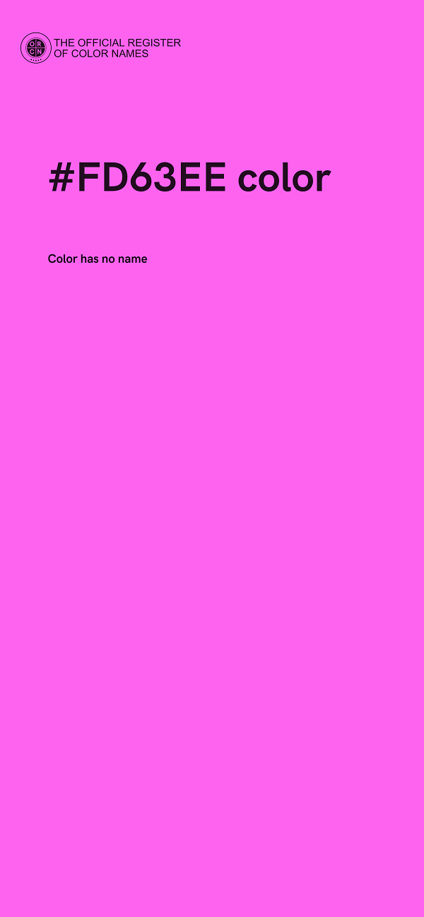 #FD63EE color image