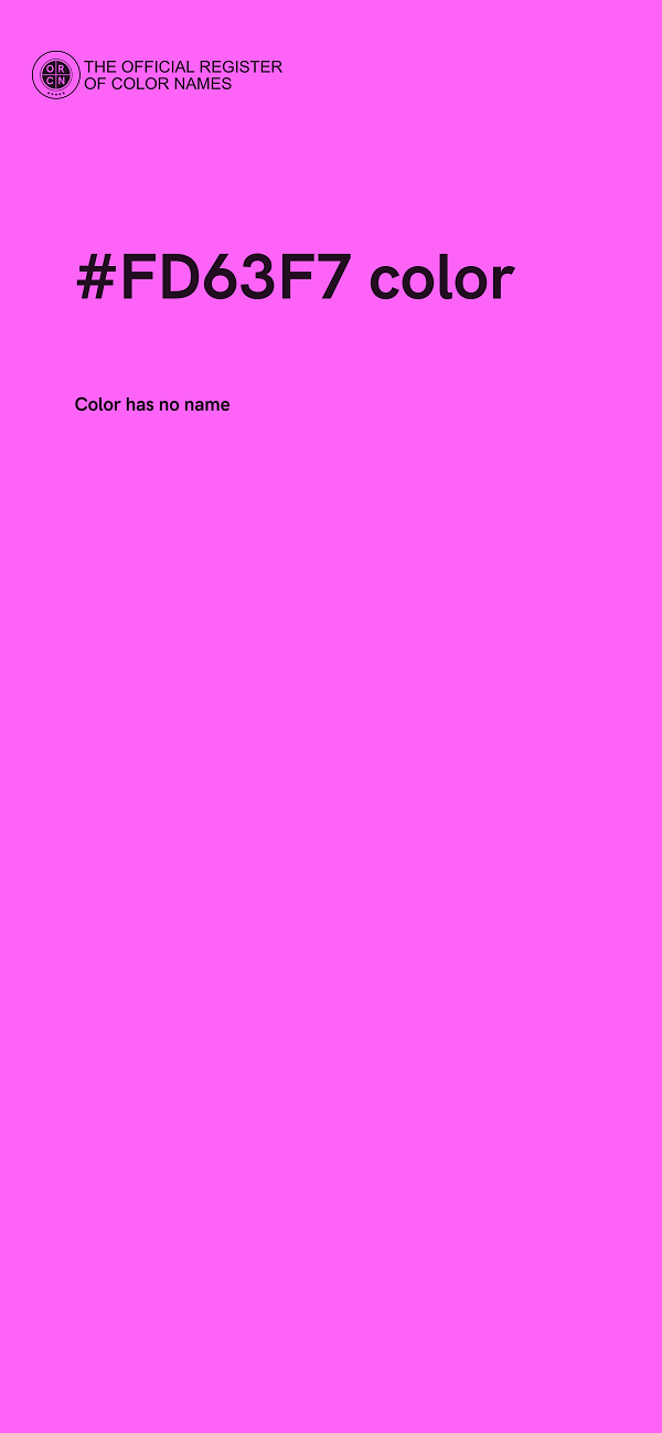 #FD63F7 color image