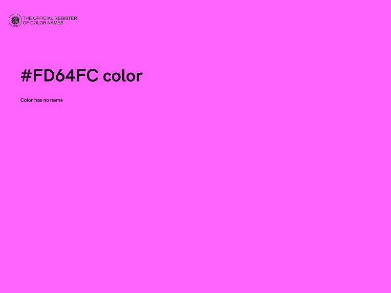 #FD64FC color image