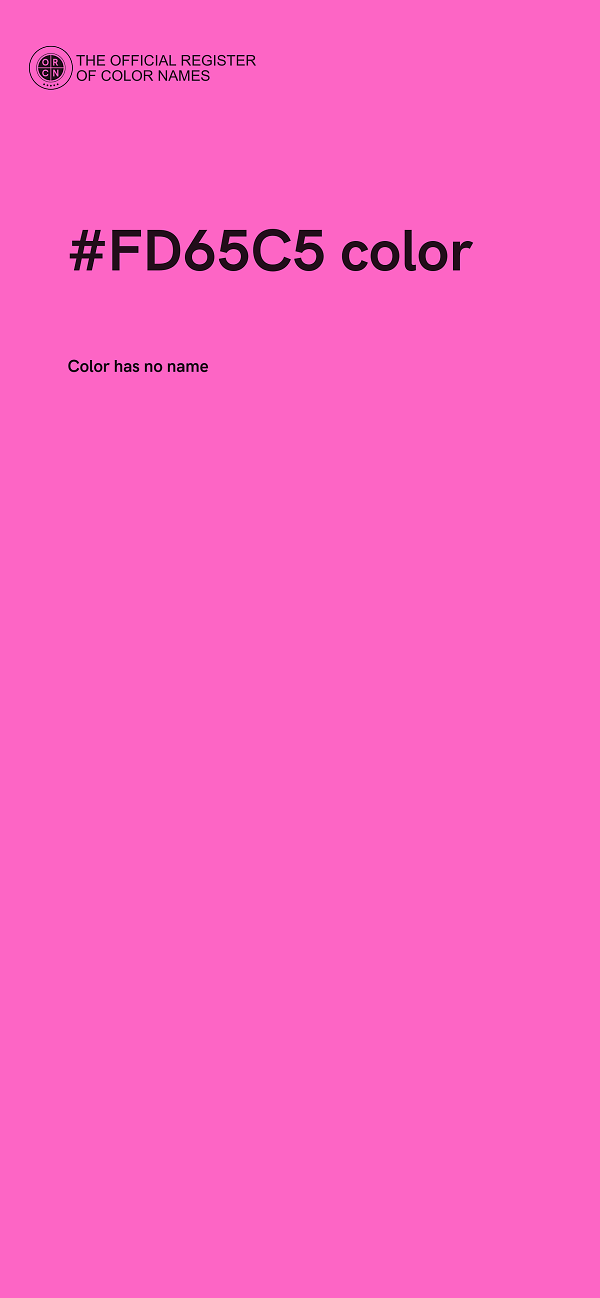 #FD65C5 color image