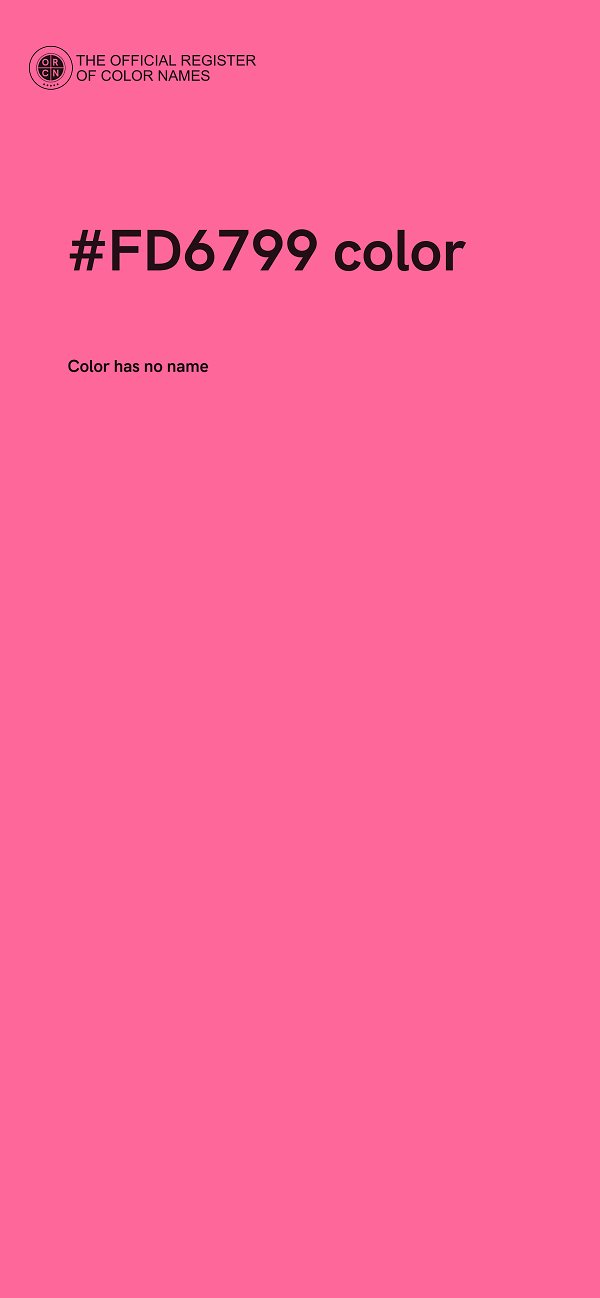 #FD6799 color image