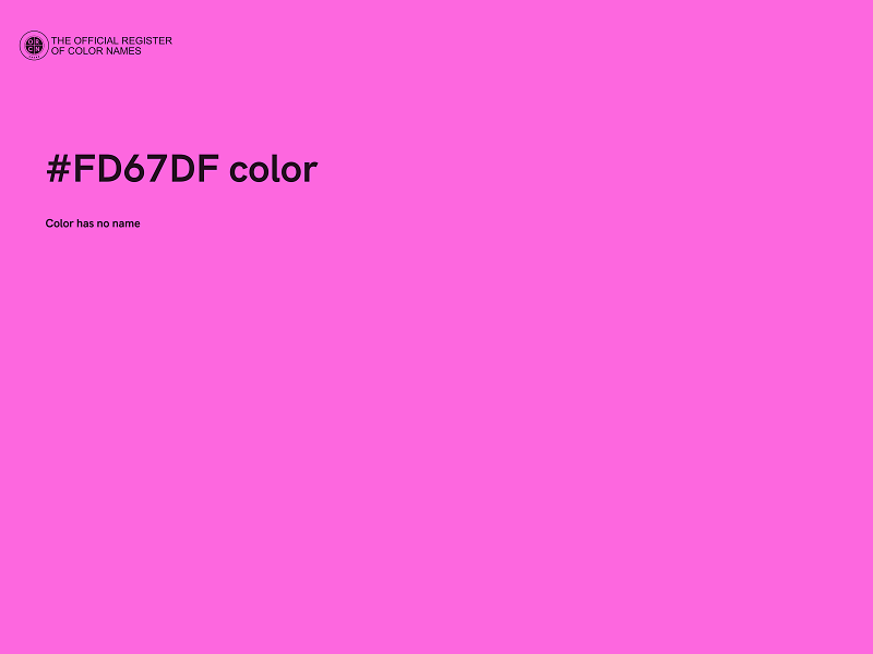 #FD67DF color image