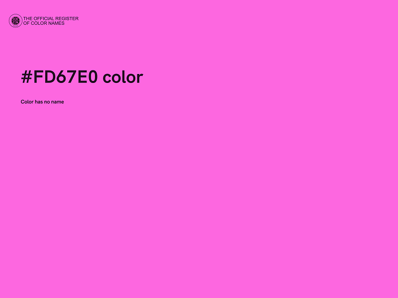 #FD67E0 color image