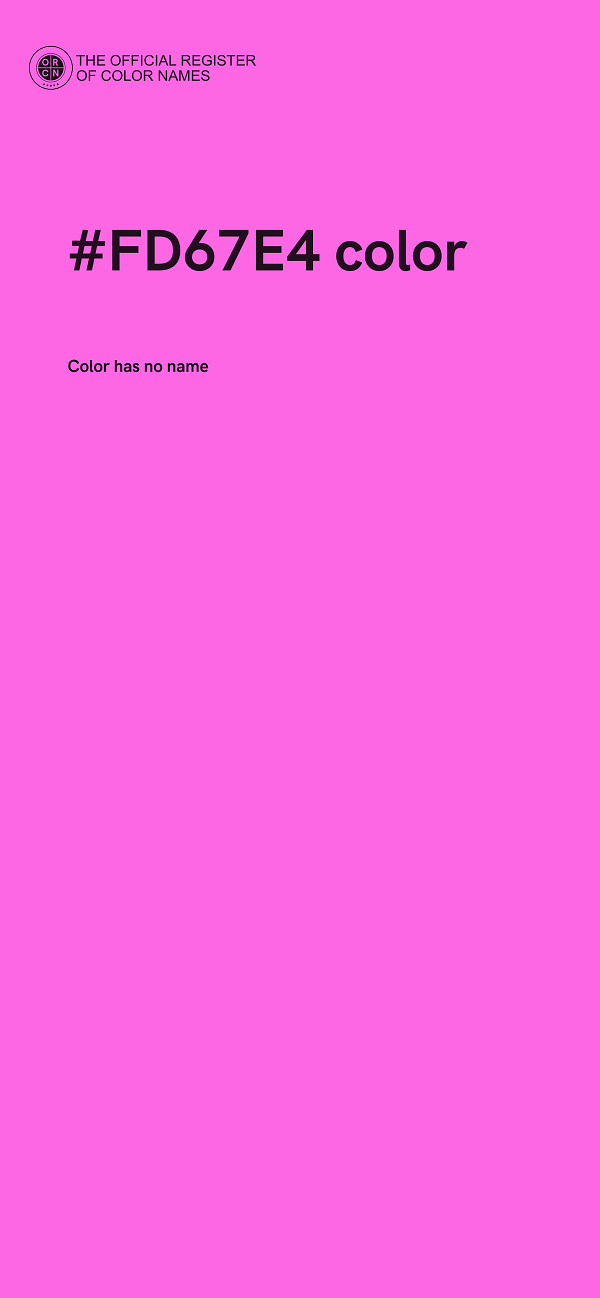 #FD67E4 color image