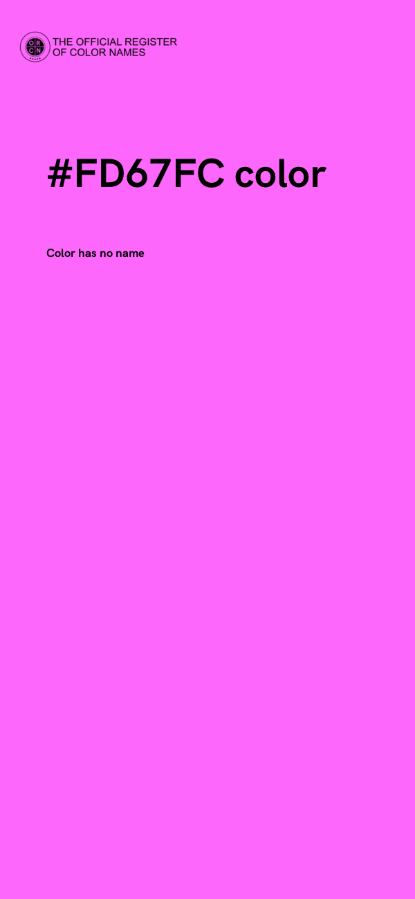 #FD67FC color image