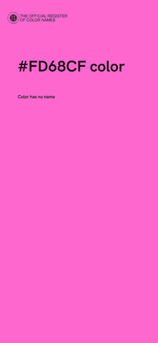 #FD68CF color image