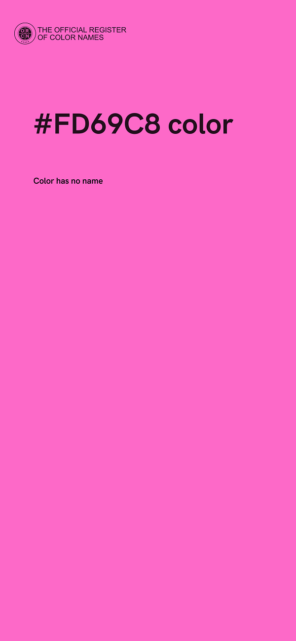 #FD69C8 color image