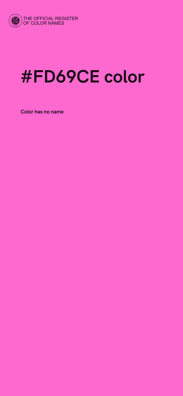 #FD69CE color image