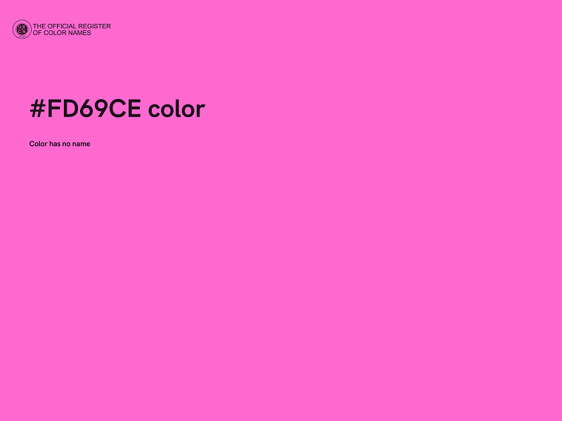 #FD69CE color image