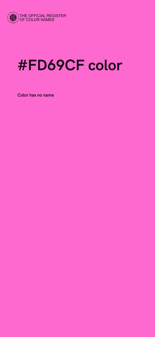 #FD69CF color image