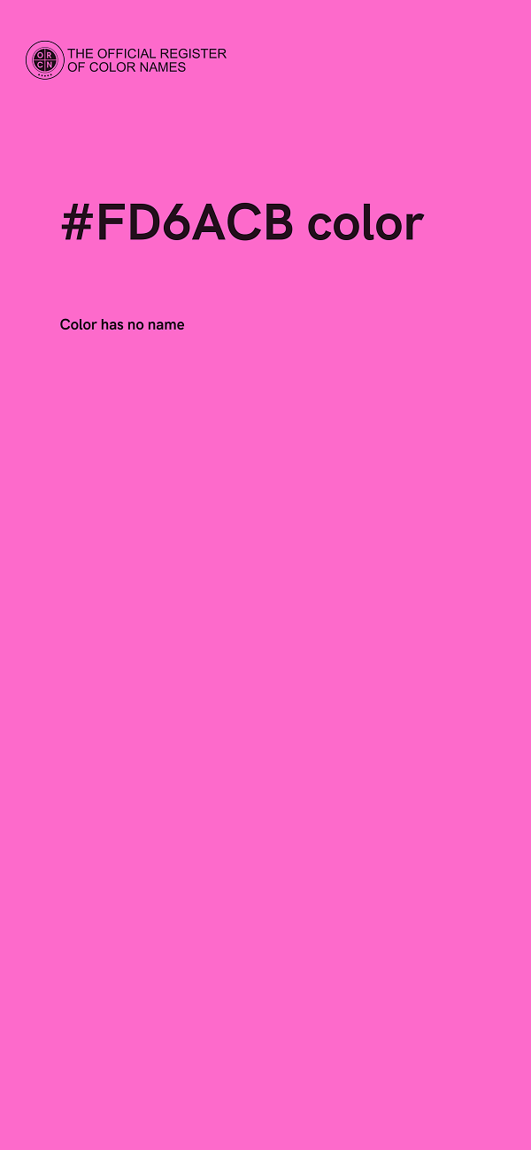 #FD6ACB color image