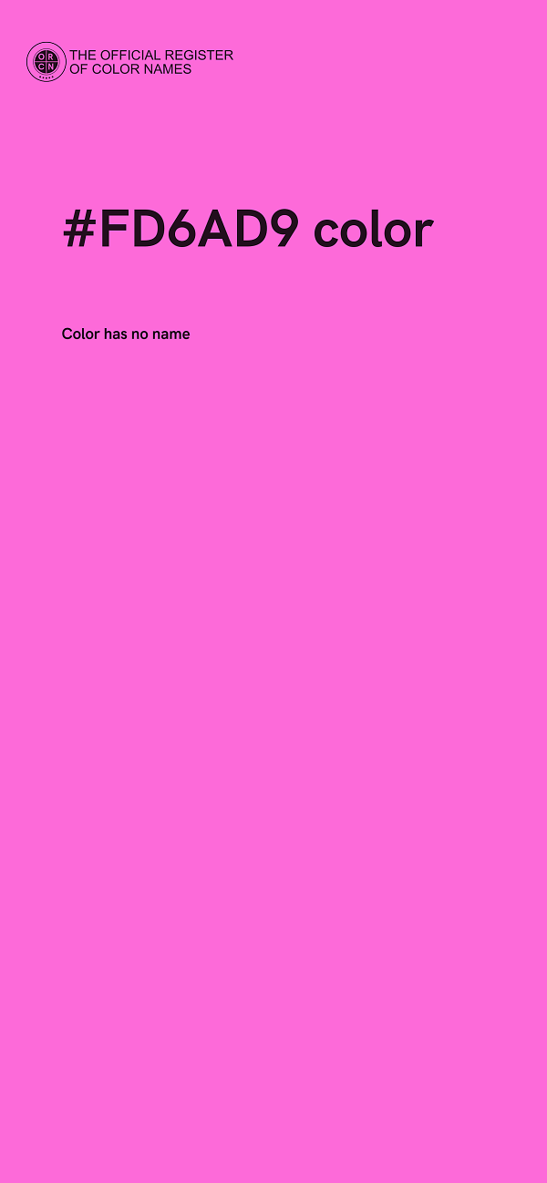 #FD6AD9 color image