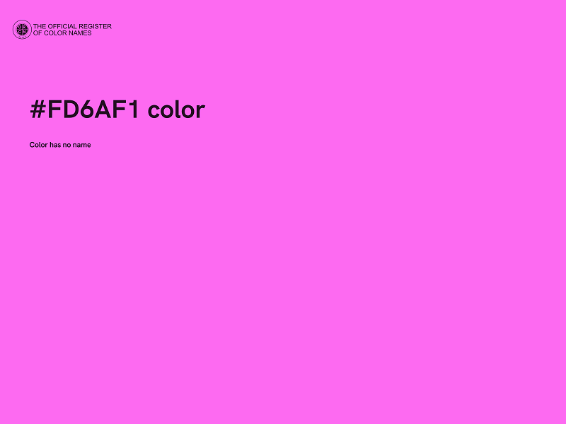 #FD6AF1 color image
