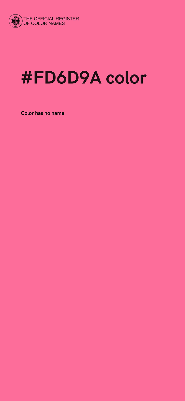 #FD6D9A color image