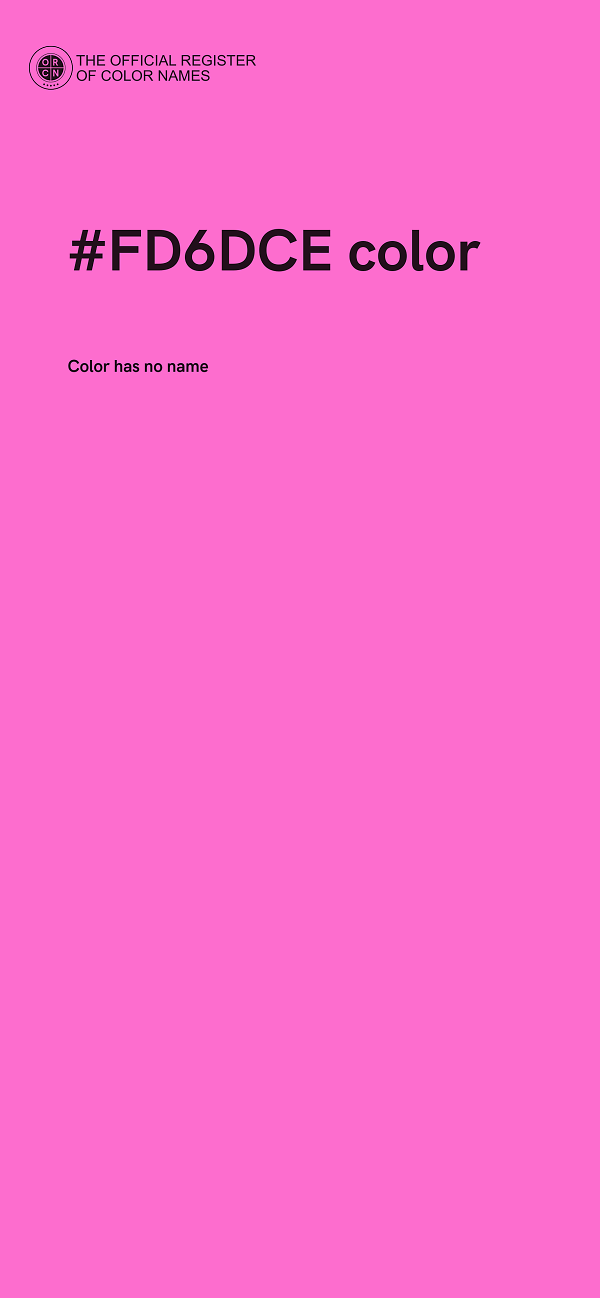 #FD6DCE color image