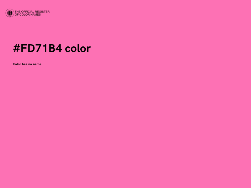 #FD71B4 color image
