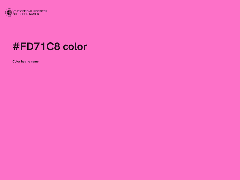 #FD71C8 color image